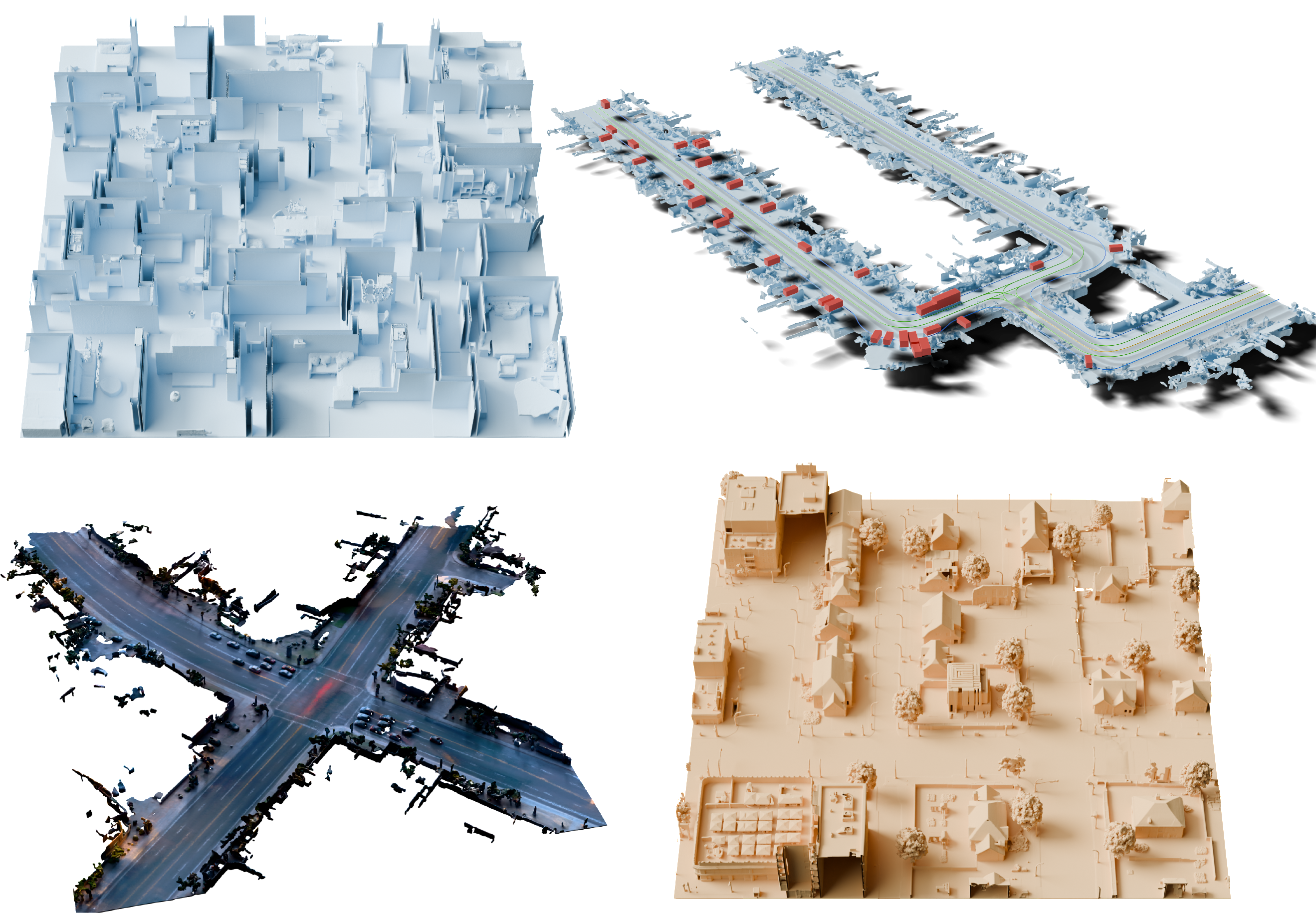WorldFlow3D: Unbounded 3D world generation through flow matching.